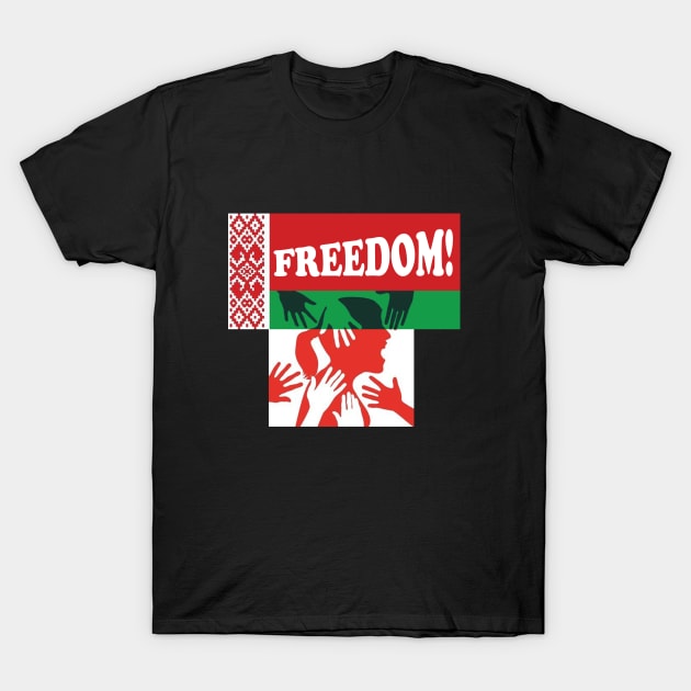 FREEDOM BELARUS PROTEST T-Shirt by kexa